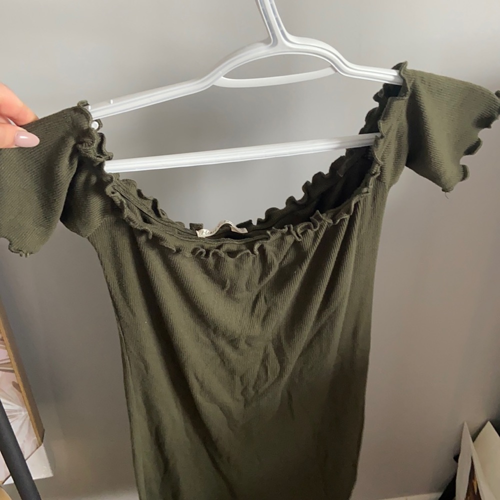 Green dress worn once.